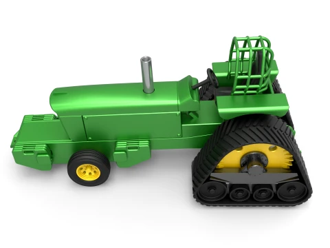 Pro Stock Pulling Tractor Version 3 Scale 1 to 25 3D Print Model