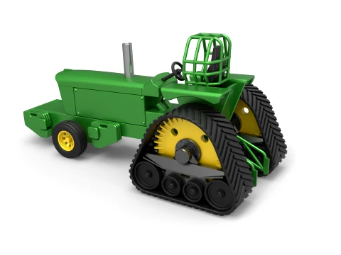 Pro Stock Pulling Tractor Version 3 Scale 1 to 25 3D Print Model