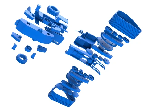 Pro Stock Pulling Tractor Version 3 Scale 1 to 25 3D Print Model