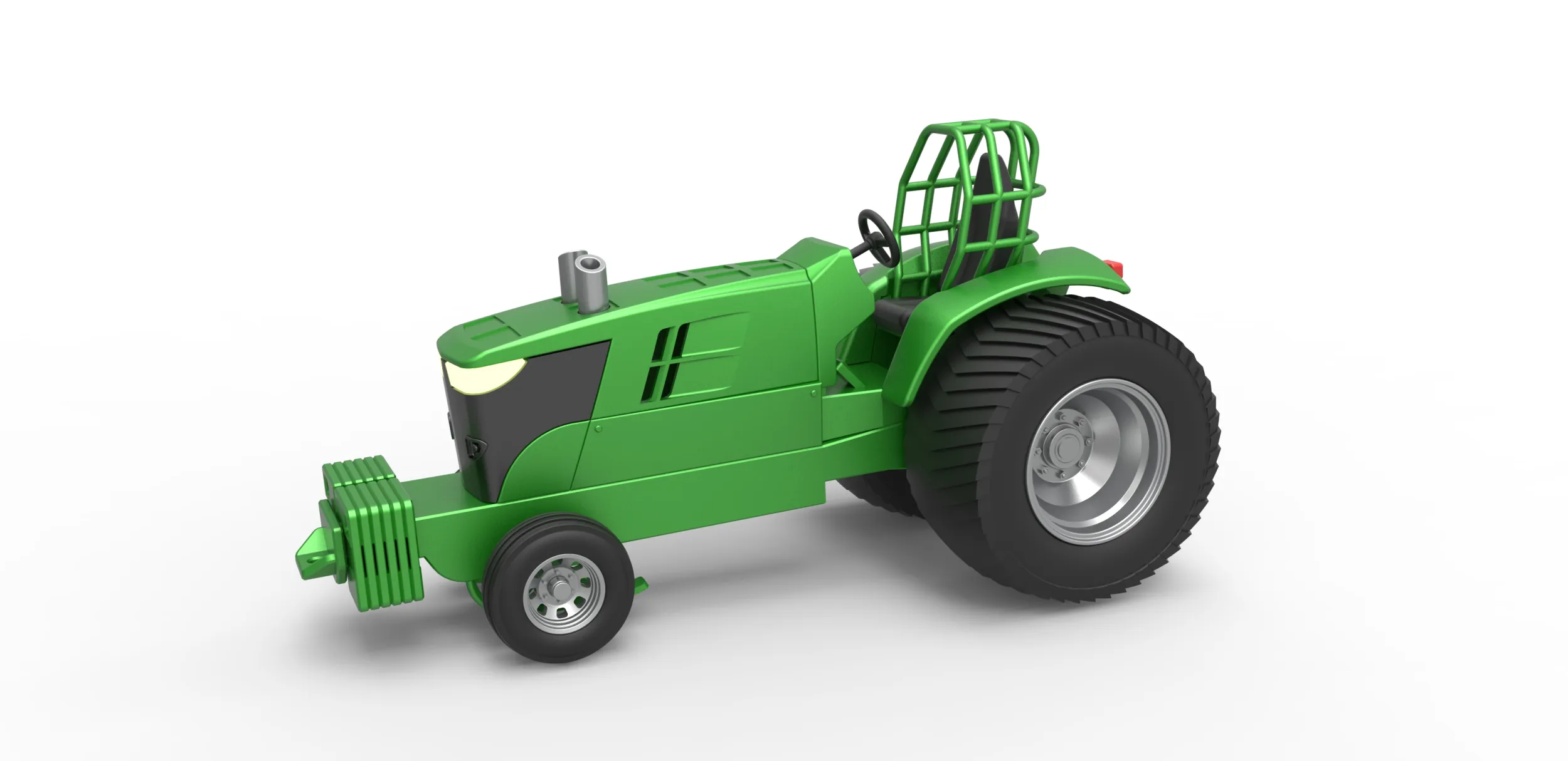 Pro Stock Pulling Tractor Version 4 Scale 1 to 25 3D Print Model .c4d .max .obj .3ds .fbx .stl .blend 