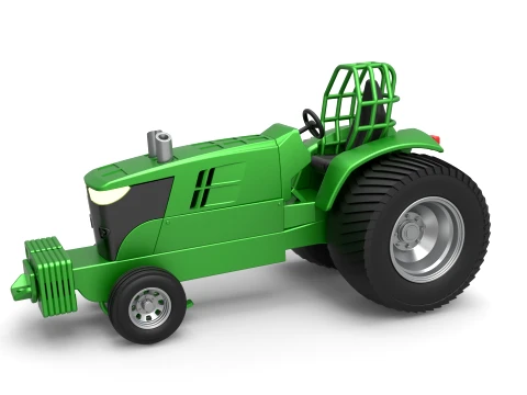 Pro Stock Pulling Tractor Versie 4 Schaal 1 tot 25 3D printmodel