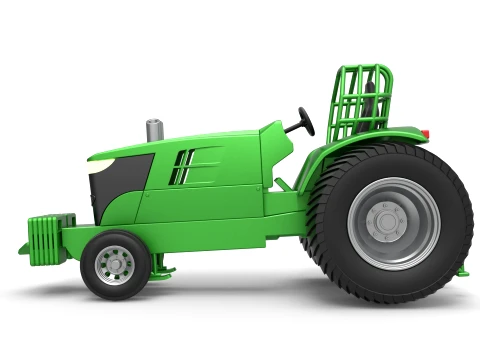 Pro Stock Pulling Tractor Version 4 Scale 1 to 25 3D Print Model