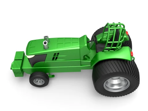 Pro Stock Pulling Tractor Version 4 Scale 1 to 25 3D Print Model