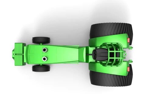 Pro Stock Pulling Tractor Version 4 Scale 1 to 25 3D Print Model