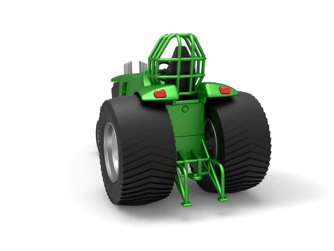 Pro Stock Pulling Tractor Version 4 Scale 1 to 25 3D Print Model