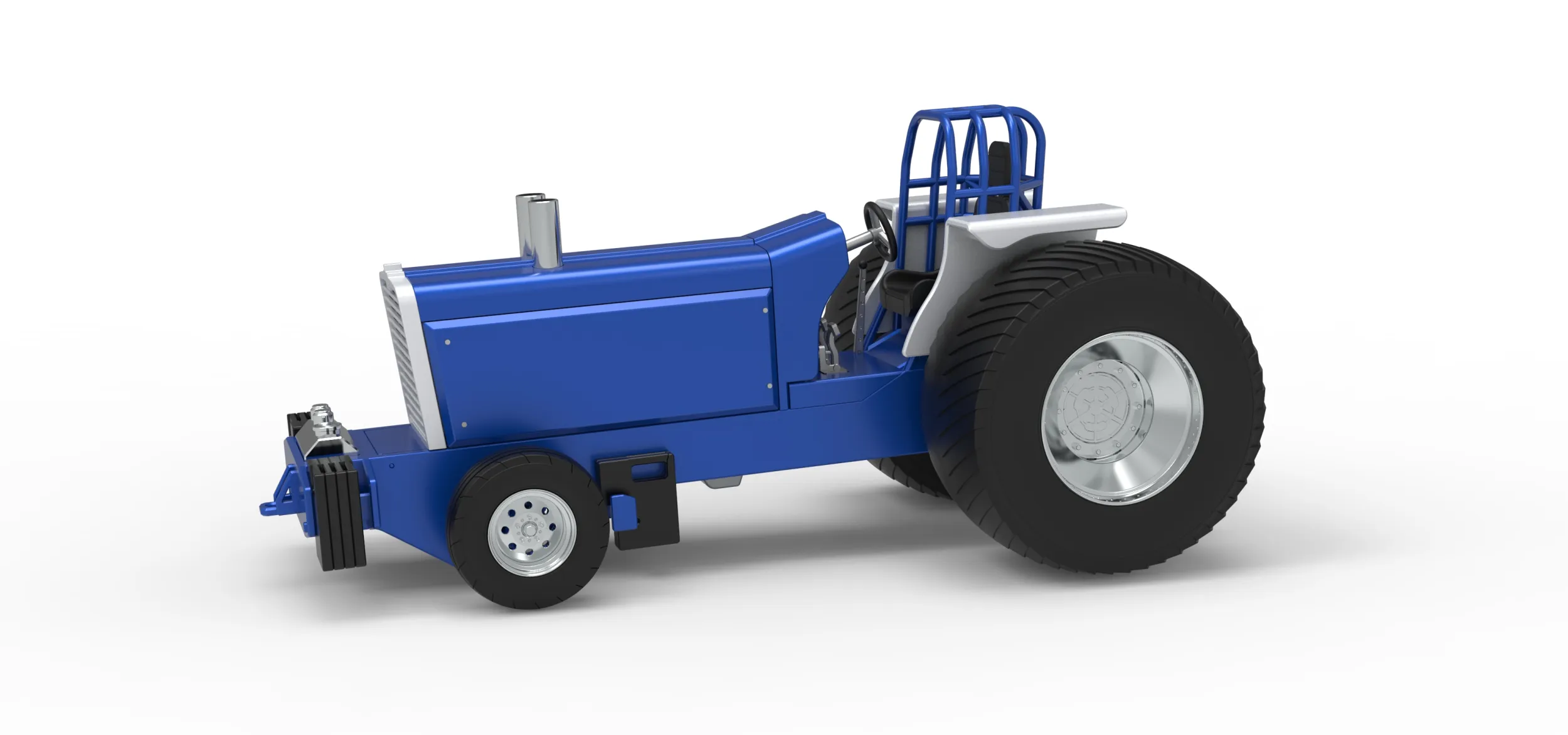 Pro Stock Pulling Tractor Version 5 Scale 1 to 25 3D Print Model .c4d .max .obj .3ds .fbx .stl .blend 