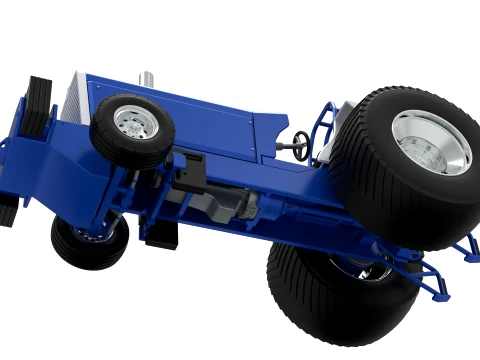 Pro Stock Pulling Tractor Version 5 Scale 1 to 25 3D Print Model