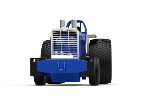 Pro Stock Pulling Tractor Version 5 Scale 1 to 25 3D Print Model