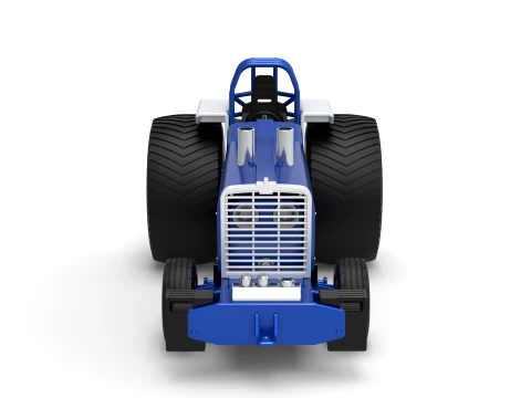 Pro Stock Pulling Tractor Version 5 Scale 1 to 25 3D Print Model