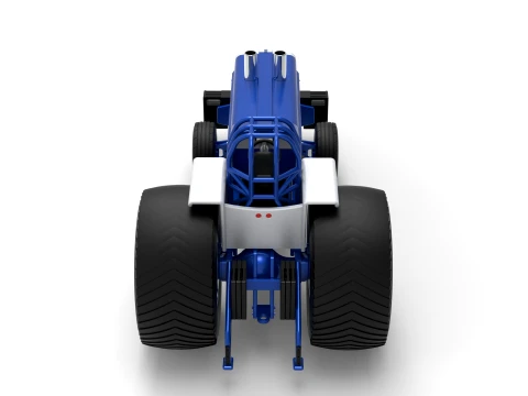 Pro Stock Pulling Tractor Version 5 Scale 1 to 25 3D Print Model