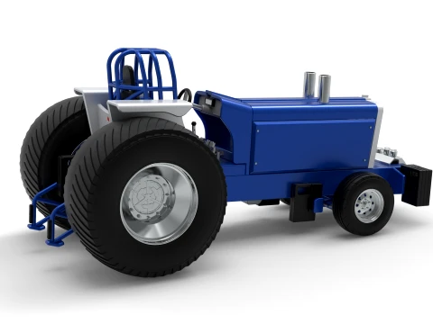 Pro Stock Pulling Tractor Version 5 Scale 1 to 25 3D Print Model