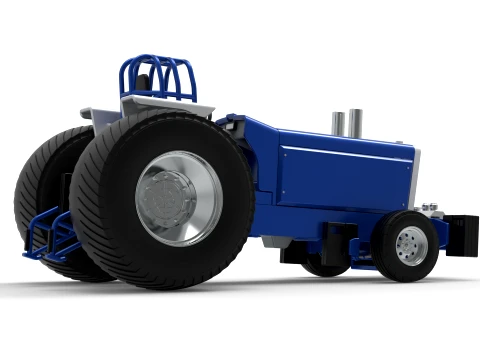Pro Stock Pulling Tractor Version 5 Scale 1 to 25 3D Print Model