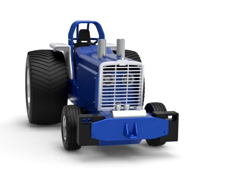 Pro Stock Pulling Tractor Version 5 Scale 1 to 25 3D Print Model