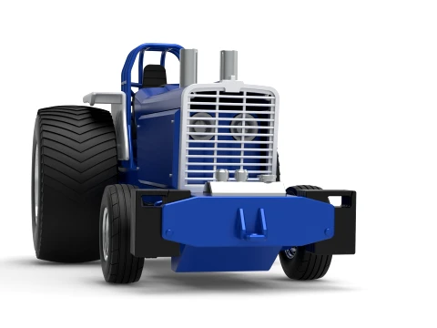 Pro Stock Pulling Tractor Version 5 Scale 1 to 25 3D Print Model