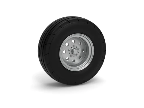 Ruota anteriore del trattore Versione 4 Scala da 1 a 25 Modello di stampa 3D