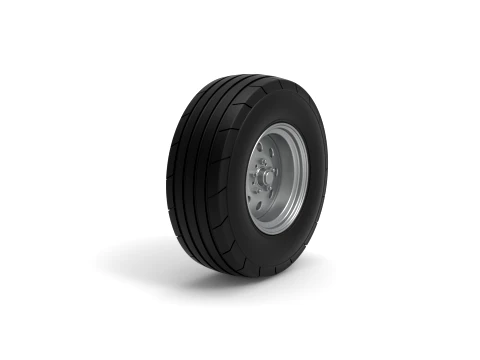 Front tractor wheel Version 4 Scale 1 to 25 3D Print Model
