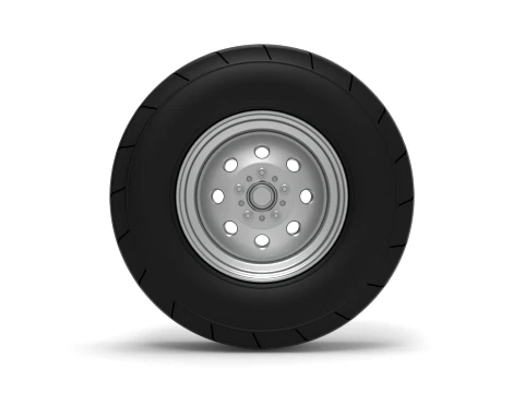 Front tractor wheel Version 4 Scale 1 to 25 3D Print Model