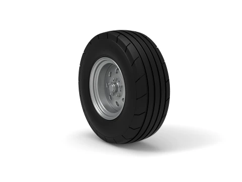 Front tractor wheel Version 4 Scale 1 to 25 3D Print Model