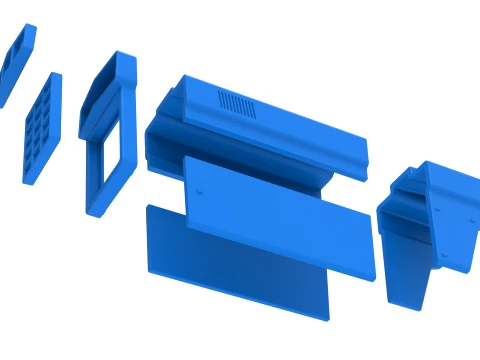 Hood of Pulling tractor Version 1 Scale 1 to 25 3D Print Model