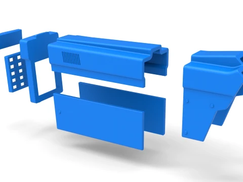 Hood of Pulling tractor Version 1 Scale 1 to 25 3D Print Model