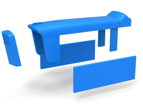 Hood of Pulling tractor Version 2 Scale 1 to 25 3D Print Model