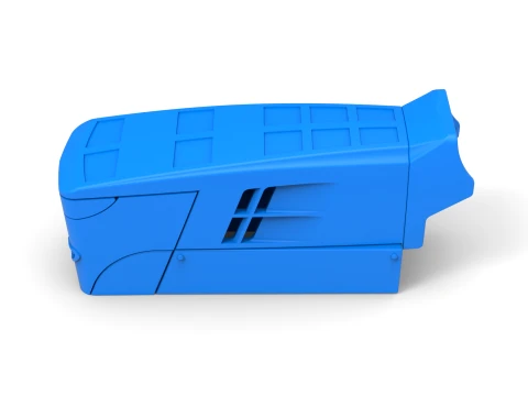 牽引トラクターのボンネット バージョン 3 スケール 1 ～ 25 3Dプリントモデル
