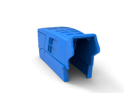 牽引トラクターのボンネット バージョン 3 スケール 1 ～ 25 3Dプリントモデル