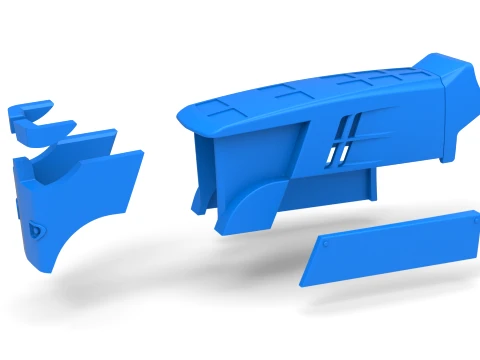 牽引トラクターのボンネット バージョン 3 スケール 1 ～ 25 3Dプリントモデル