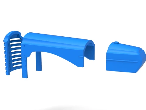 Hood of Pulling tractor Version 6 Scale 1 to 25 3D Print Model