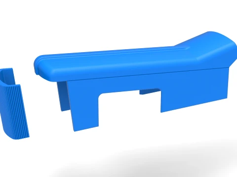 당기는 트랙터의 후드 버전 7 스케일 1 ~ 25 3D 프린트 모델