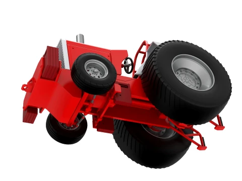 Fun short Pro Stock Pulling Tractor Version 4 Scale 1 to 25 3D Print Model
