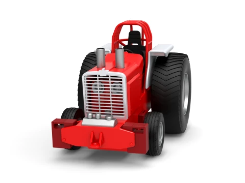 Fun short Pro Stock Pulling Tractor Version 4 Scale 1 to 25 3D Print Model