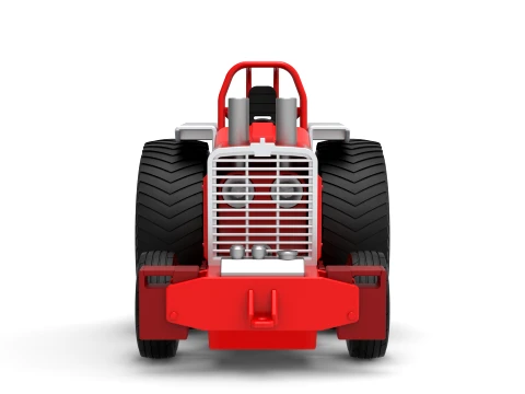 Fun short Pro Stock Pulling Tractor Version 4 Scale 1 to 25 3D Print Model