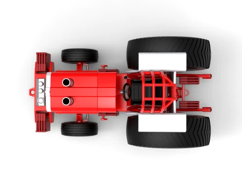 Fun short Pro Stock Pulling Tractor Version 4 Scale 1 to 25 3D Print Model