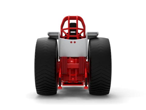 Fun short Pro Stock Pulling Tractor Version 4 Scale 1 to 25 3D Print Model