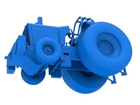 Fun short Pro Stock Pulling Tractor Version 4 Scale 1 to 25 3D Print Model