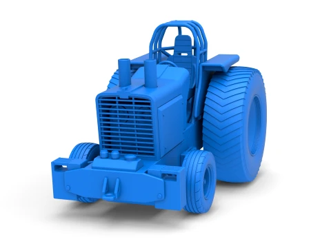 Fun short Pro Stock Pulling Tractor Version 4 Scale 1 to 25 3D Print Model