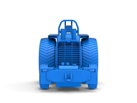 Fun short Pro Stock Pulling Tractor Version 4 Scale 1 to 25 3D Print Model