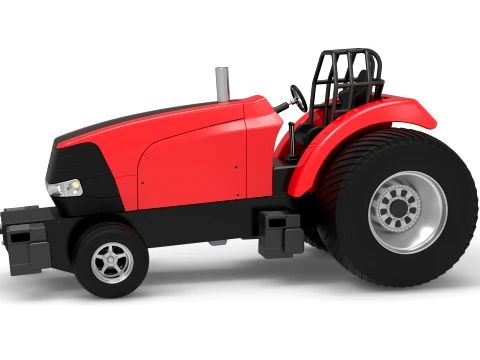 Pro Stock Zugtraktor Version 6 im Ma&szlig;stab 1 bis 25 3D Druckmodell