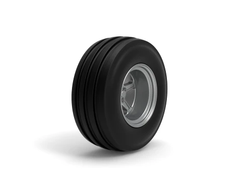 Front tractor wheel Version 5 Scale 1 to 25 3D Print Model