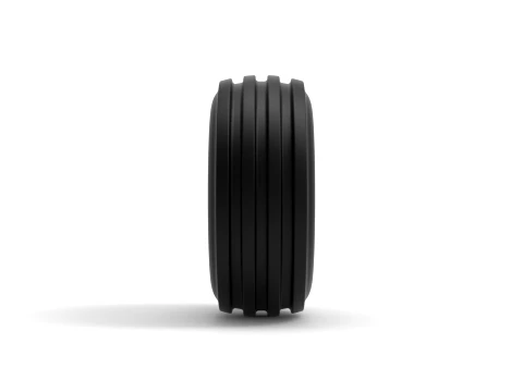 Front tractor wheel Version 5 Scale 1 to 25 3D Print Model