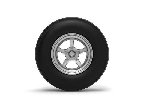 Front tractor wheel Version 5 Scale 1 to 25 3D Print Model