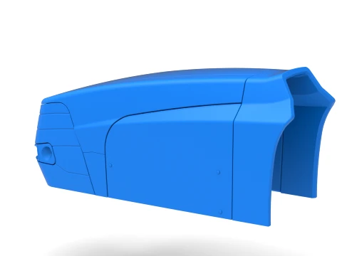 牽引トラクターのボンネット バージョン 9 スケール 1 ～ 25 3Dプリントモデル