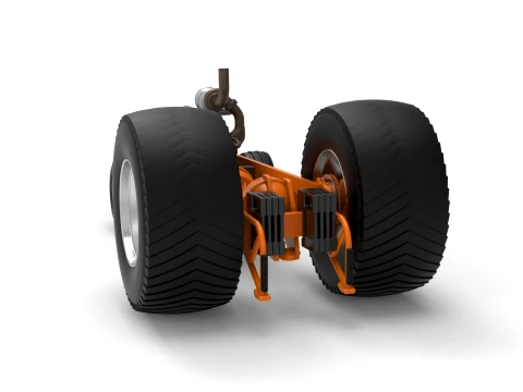 Pro Stock Pulling Tractor Base Version 2 Scale 1 to 25 3D Print Model