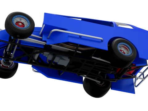 Northeast Dirt Auto di serie modificata Versione 2 Scala da 1 a 25 Modello di stampa 3D