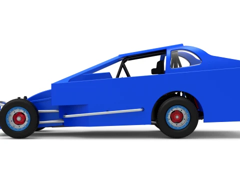 Northeast Dirt Auto di serie modificata Versione 2 Scala da 1 a 25 Modello di stampa 3D