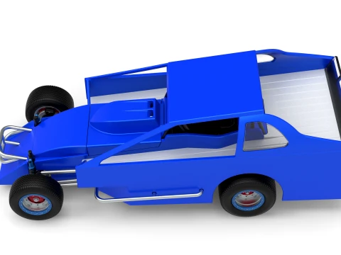 Northeast Dirt Auto di serie modificata Versione 2 Scala da 1 a 25 Modello di stampa 3D