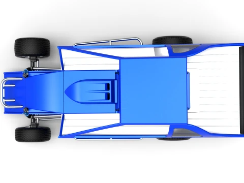 Northeast Dirt Auto di serie modificata Versione 2 Scala da 1 a 25 Modello di stampa 3D