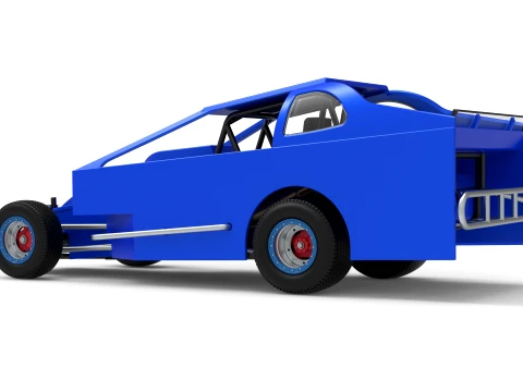 Northeast Dirt Auto di serie modificata Versione 2 Scala da 1 a 25 Modello di stampa 3D
