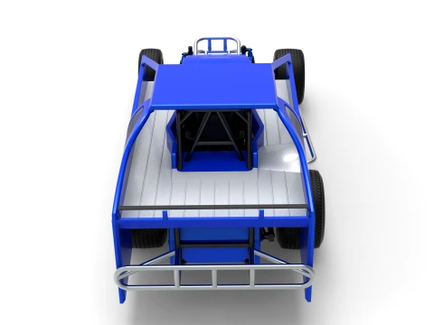 Northeast Dirt Auto di serie modificata Versione 2 Scala da 1 a 25 Modello di stampa 3D